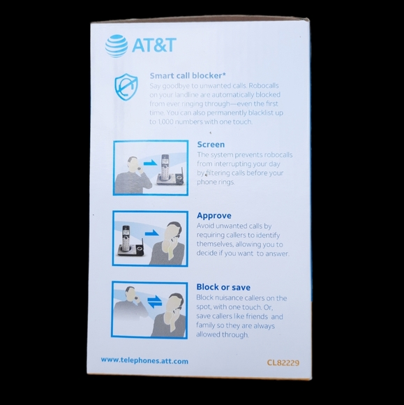 📦CL82229 AT&T 2 Handset Answering System with Smart Call Blocker - Picture 4 of 5